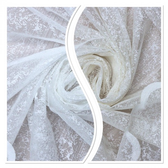 32570 V-1804 Wholesale Raschel Knit Tulle Curtain Fabrics Living Room and Bedroom Curtains 2 Models 100% Polyester